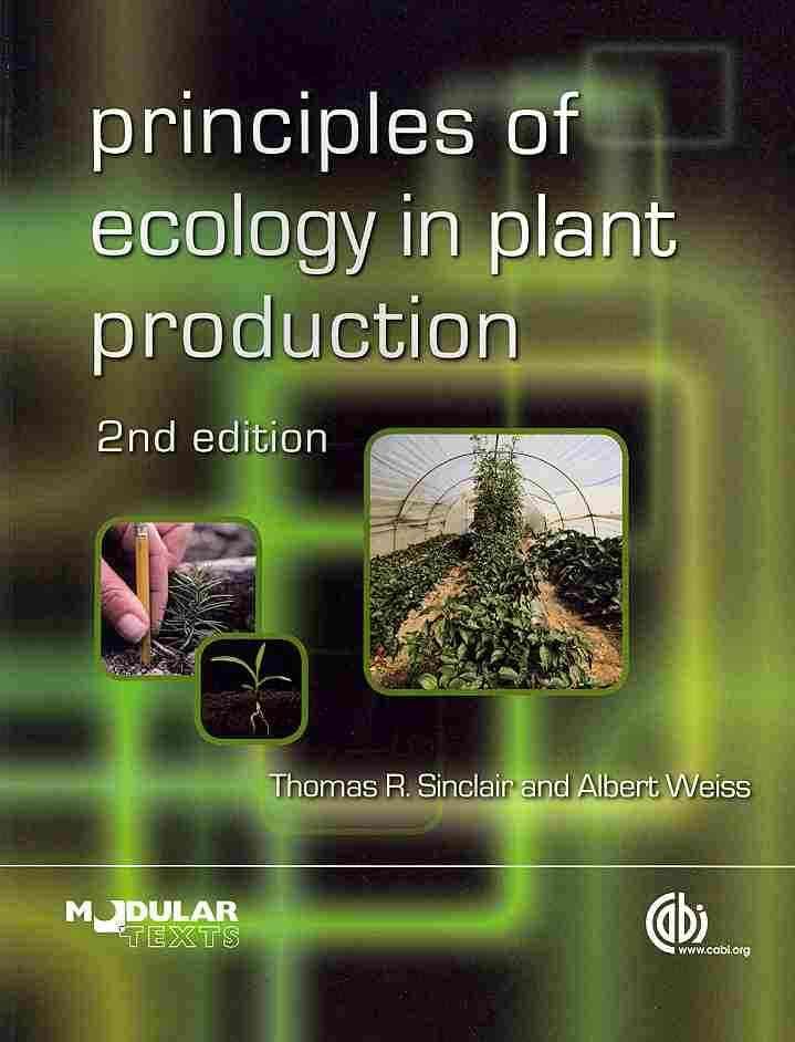 Principles of Ecology in Plant Production 9781845936549 (Paperback)