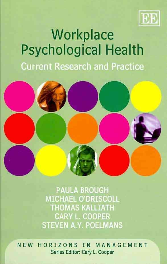 Workplace Psychological Health By Paula Brough 9781847207654