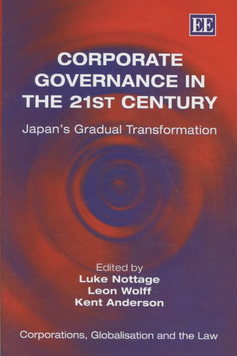 Corporate Governance in the 21st Century By Luke Nottage 9781847209238