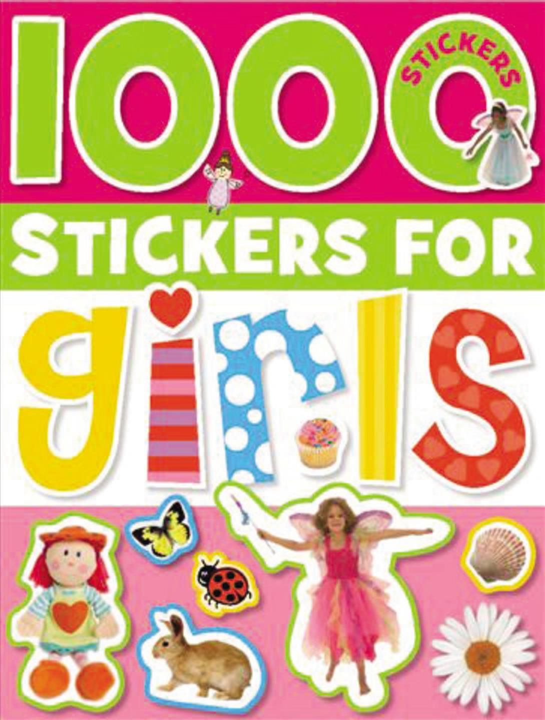 1000 Stickers for Girls 9781848790711 (Paperback)