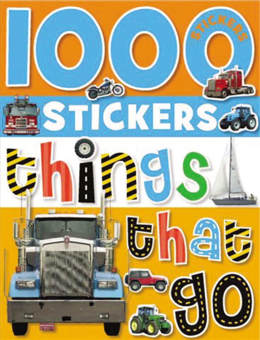 1000 Stickers: Things That Go 9781848790728 (Paperback)