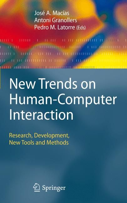 New Trends on Human-Computer Interaction 9781848823518 (Hardback)