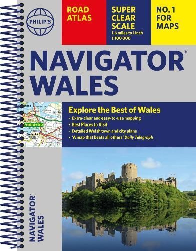 Philip's Navigator Wales By Philip's Maps 9781849076555 (Spiral bound)