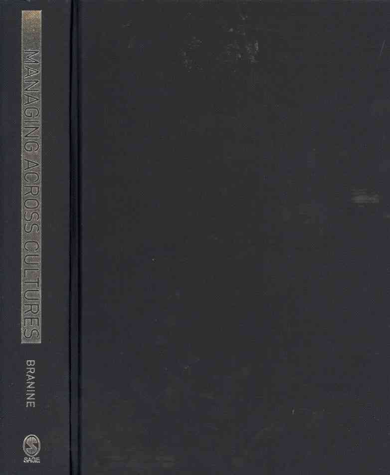 Managing Across Cultures By Mohamed Branine 9781849207287 (Hardback)
