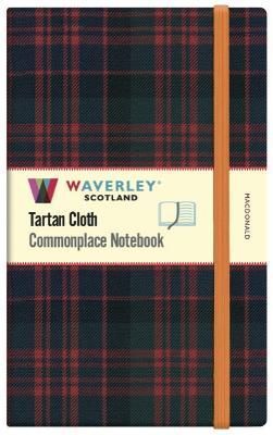 Waverley Commonplace Notebooks: MacDonald Tartan Cloth Large Notebook (21 x 13cm)
