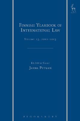 Finnish Yearbook of International Law, Volume 23, 2012-2013 (Hardback)