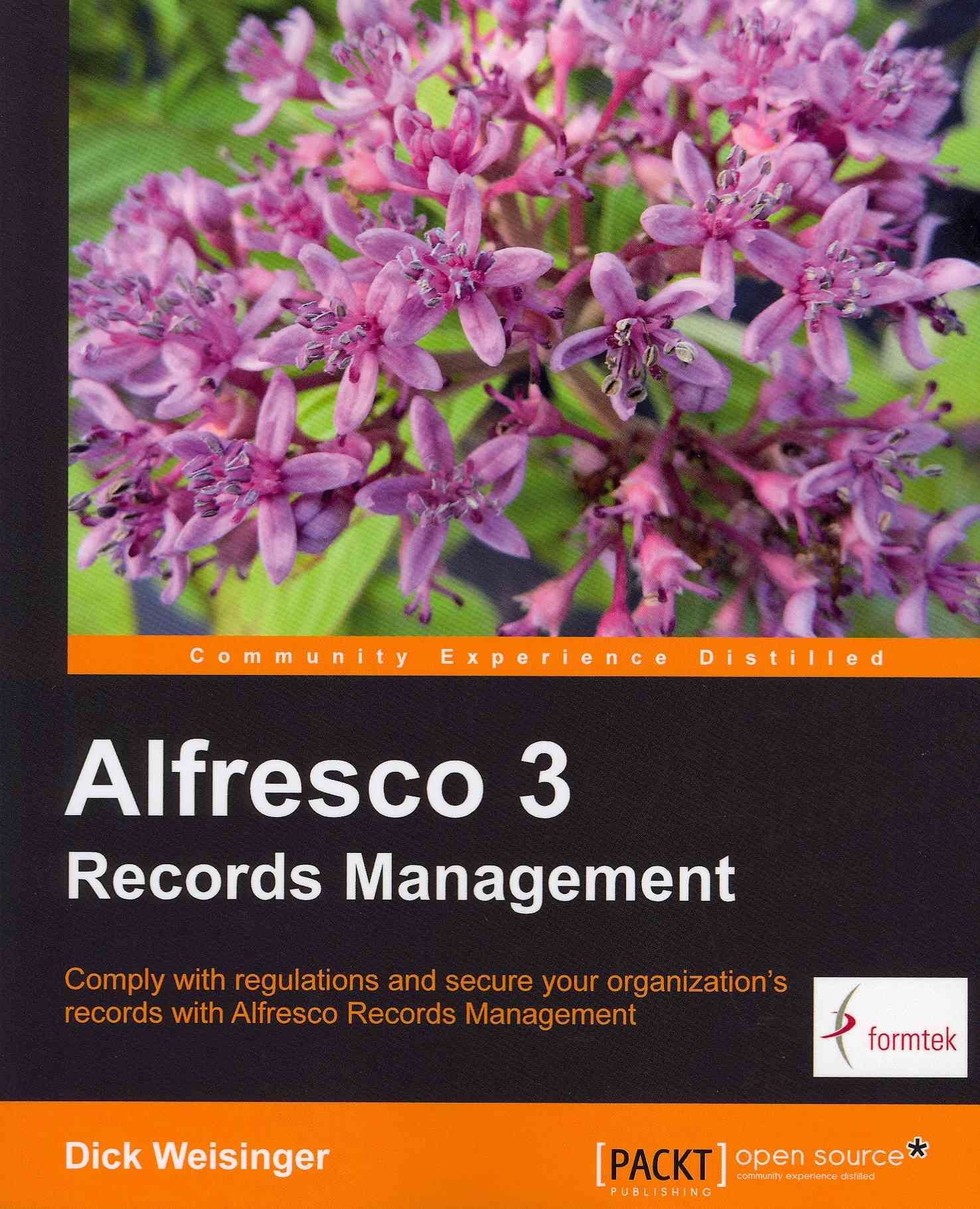 Alfresco 3 Records Management By Dick Weisinger 9781849514361