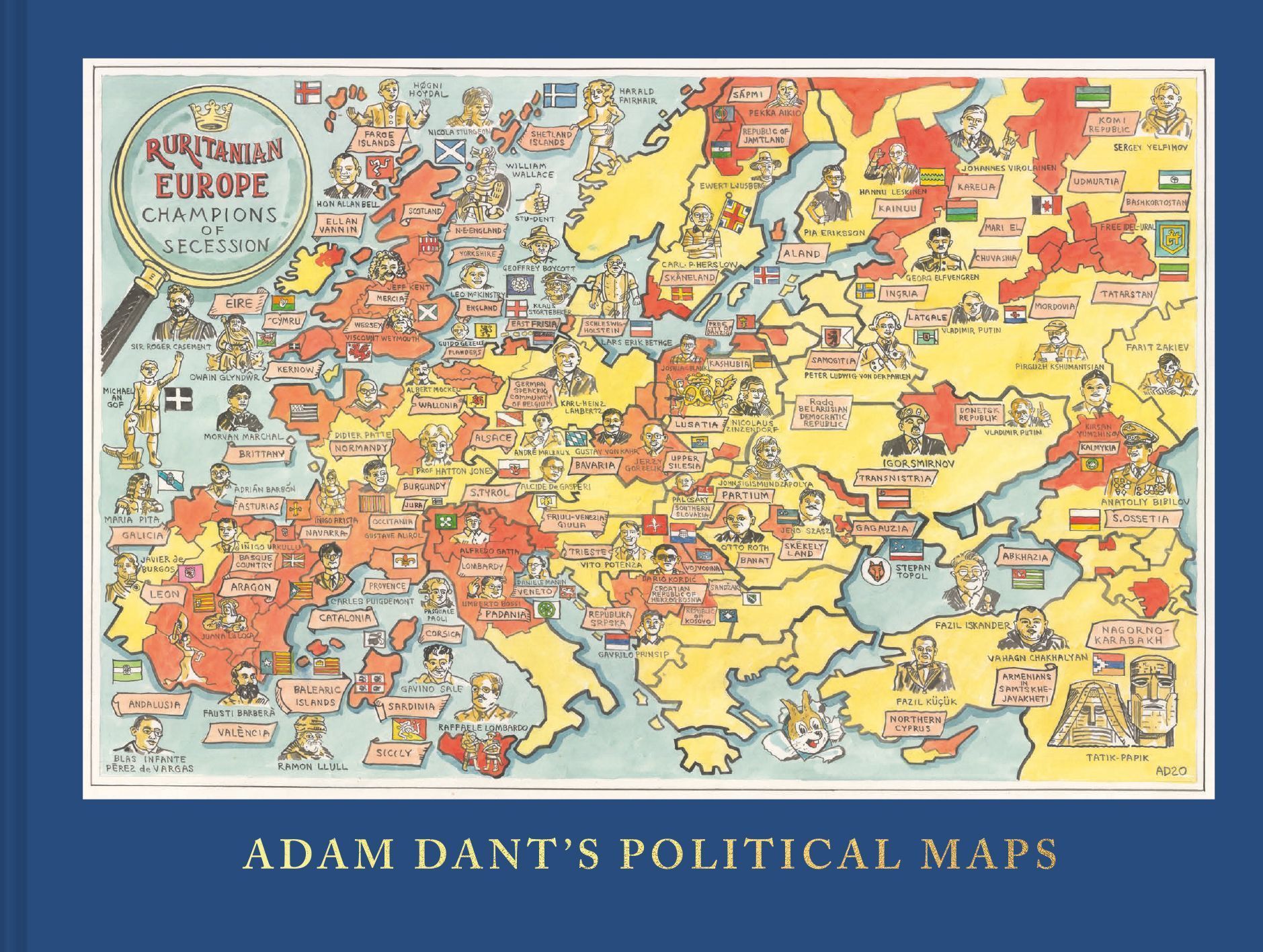 Adam Dant's Political Maps By Adam Dant 9781849946919 (Hardback)