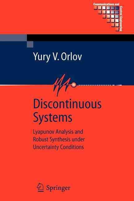 Discontinuous Systems By Yury V. Orlov 9781849968096 (Paperback)