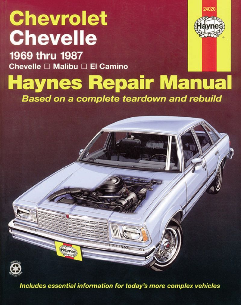 Chevrolet Chevelle, Malibu & El Camino (1969-1987) Haynes Repair Manual (USA)