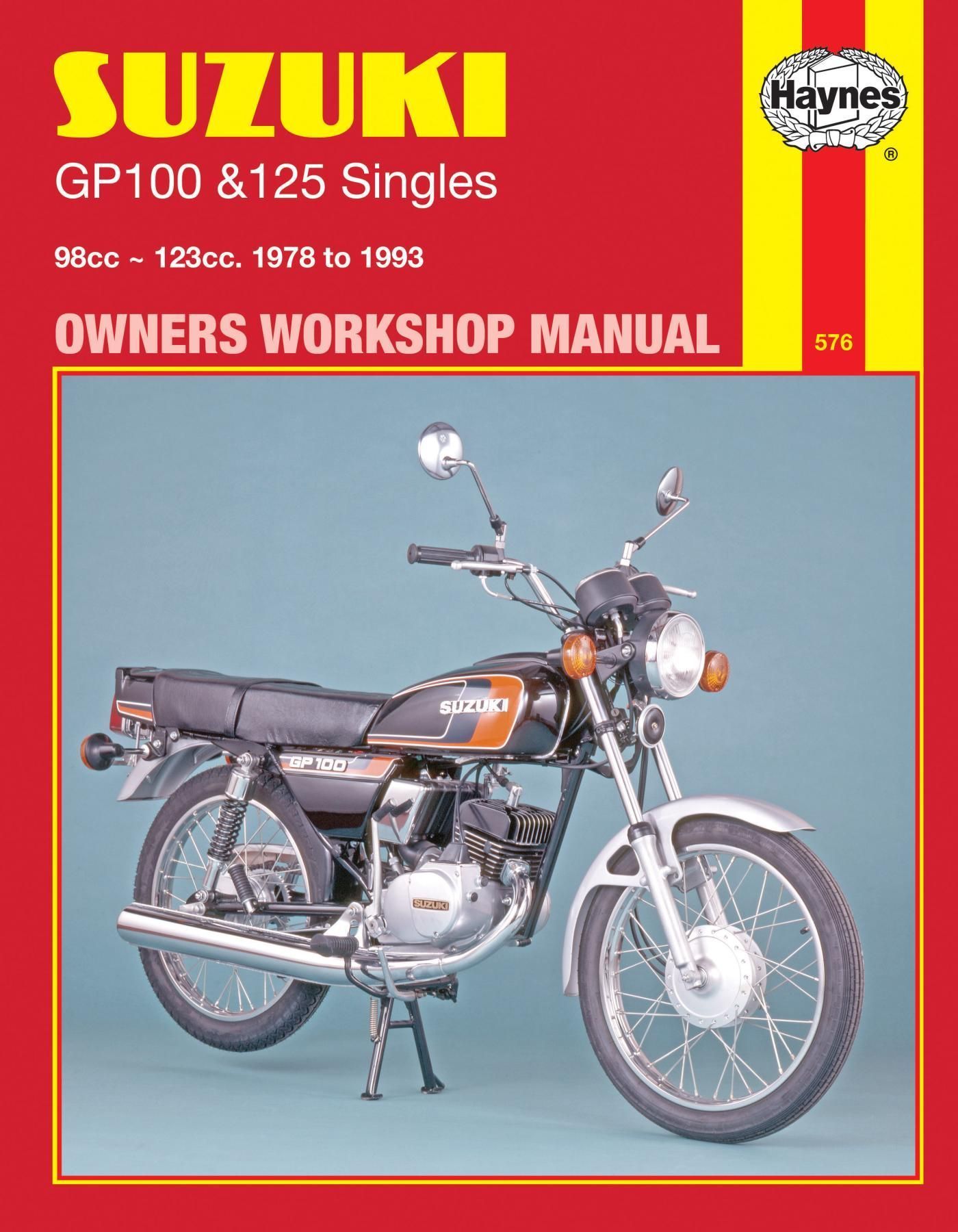 Suzuki GP100 & 125 Singles (78 - 93) Haynes Repair Manual (Paperback)