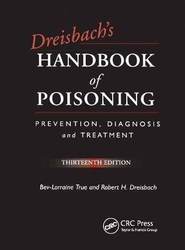 Dreisbach's Handbook of Poisoning 9781850700388 (Paperback)