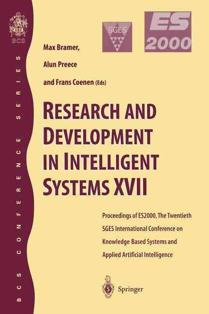 Research and Development in Intelligent Systems XVII 9781852334031