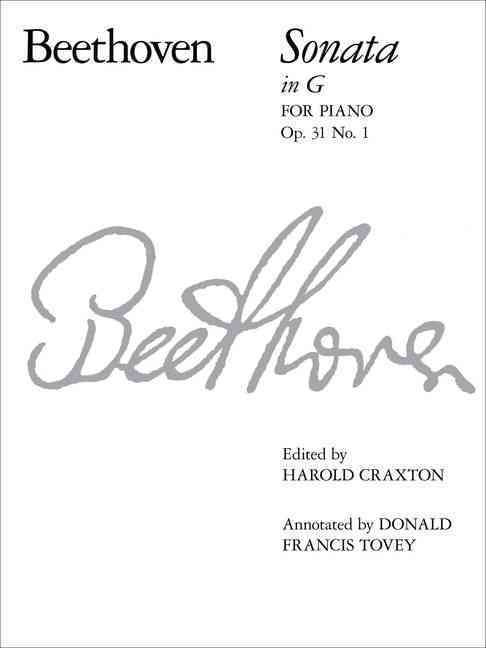Piano Sonata in G, Op. 31 No. 1 9781854720238 (Sheet music)