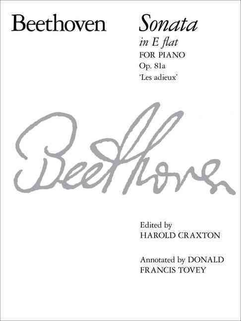 Piano Sonata in E Flat (Les Adieux), Op. 81A 9781854720337