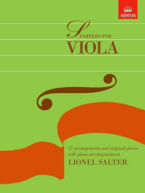 Starters for Viola By Lionel Salter (composer) 9781854723963