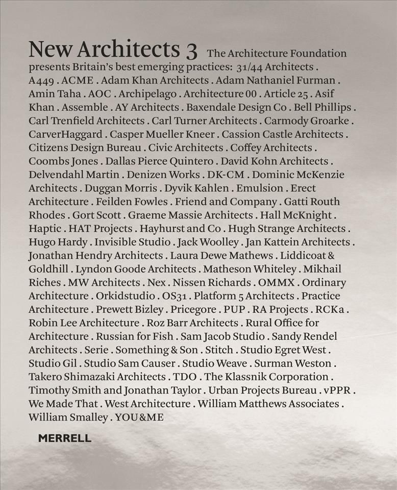 New Architects 3: Britain's Best Emerging Practices 9781858946450