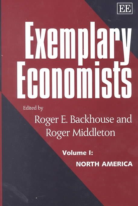 Exemplary Economists, I By Roger E. Backhouse 9781858989594 (Hardback)