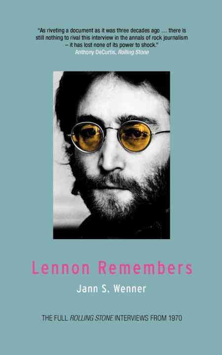Lennon Remembers By Jann Wenner 9781859843765 (Paperback)