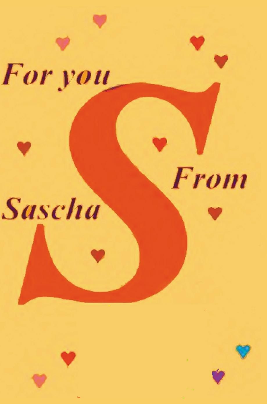 For You from Sascha By Alexandra Sascha Wagner 9781893652187