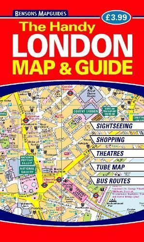 The Handy London Map & Guide By Bensons MapGuides 9781898929673