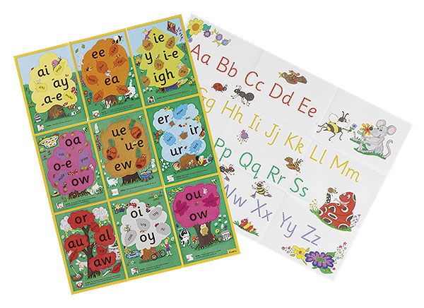 Jolly Phonics Alternative Spelling & Alphabet Posters 9781903619124