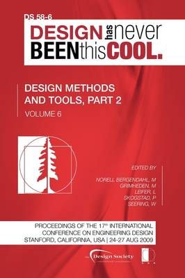 Proceedings of ICED'09, Volume 6, Design Methods and Tools, Part 2