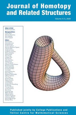 Journal of Homotopy and Related Structures 4(1) By Hvedri Inassaridze
