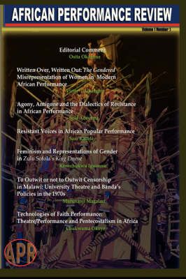 African Performance Review, Vol 1 No 1 2007 By Okagbue, Osita