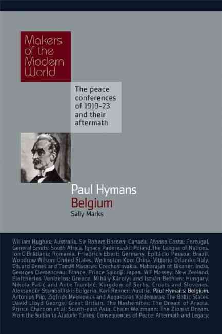 Paul Hymans: Belgium By Sally Marks 9781905791811 (Hardback)