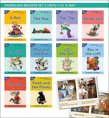 Phonic Books Dandelion Readers Set 2 Units 1-10 By Phonic Books