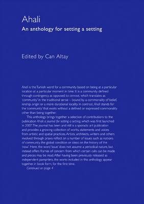 Ahali By Can Altay (editor) 9781907414268 (Paperback)