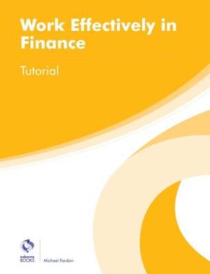 Work Effectively in Finance By Michael Fardon 9781909173712