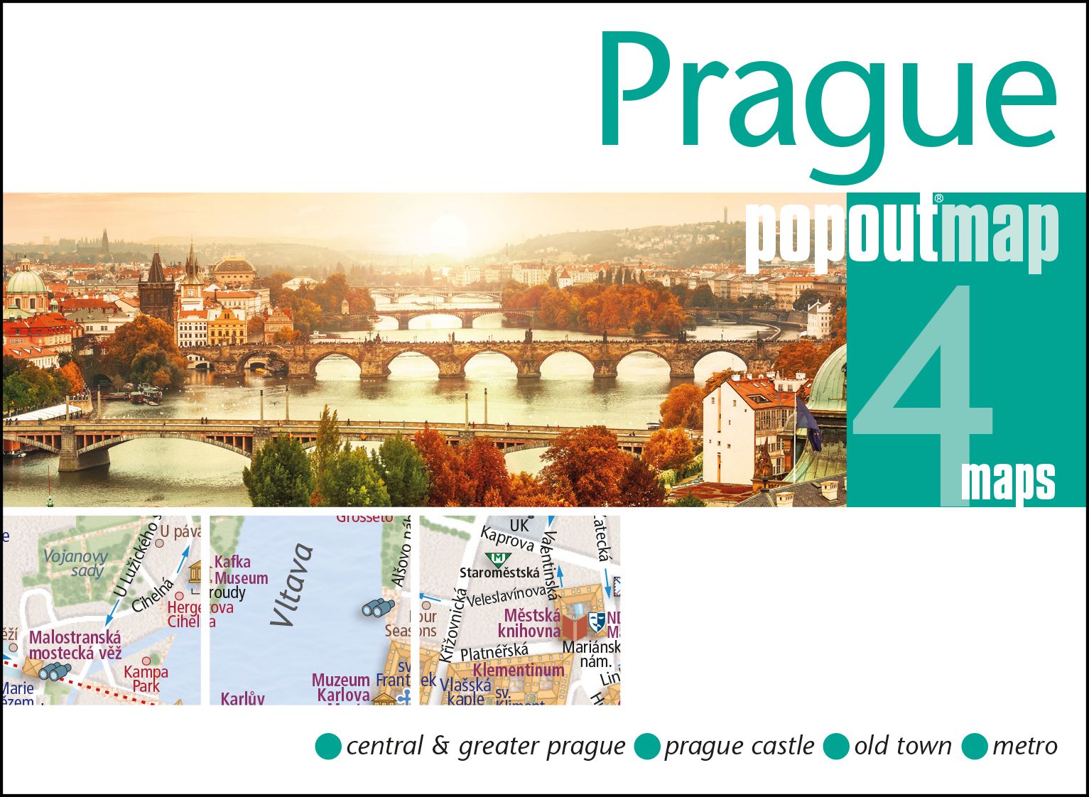 Prague PopOut Map By PopOut Maps 9781910218815 (Sheet map, folded)