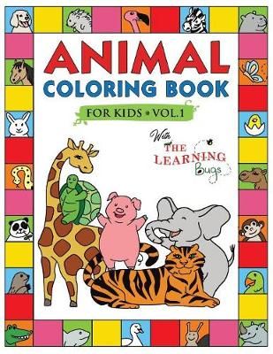 Animal Coloring Book for Kids with The Learning Bugs Vol.1 (Paperback)