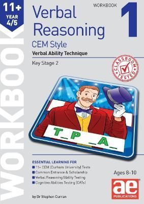 11+ Verbal Reasoning Year 4/5 CEM Style Workbook 1 9781911553564