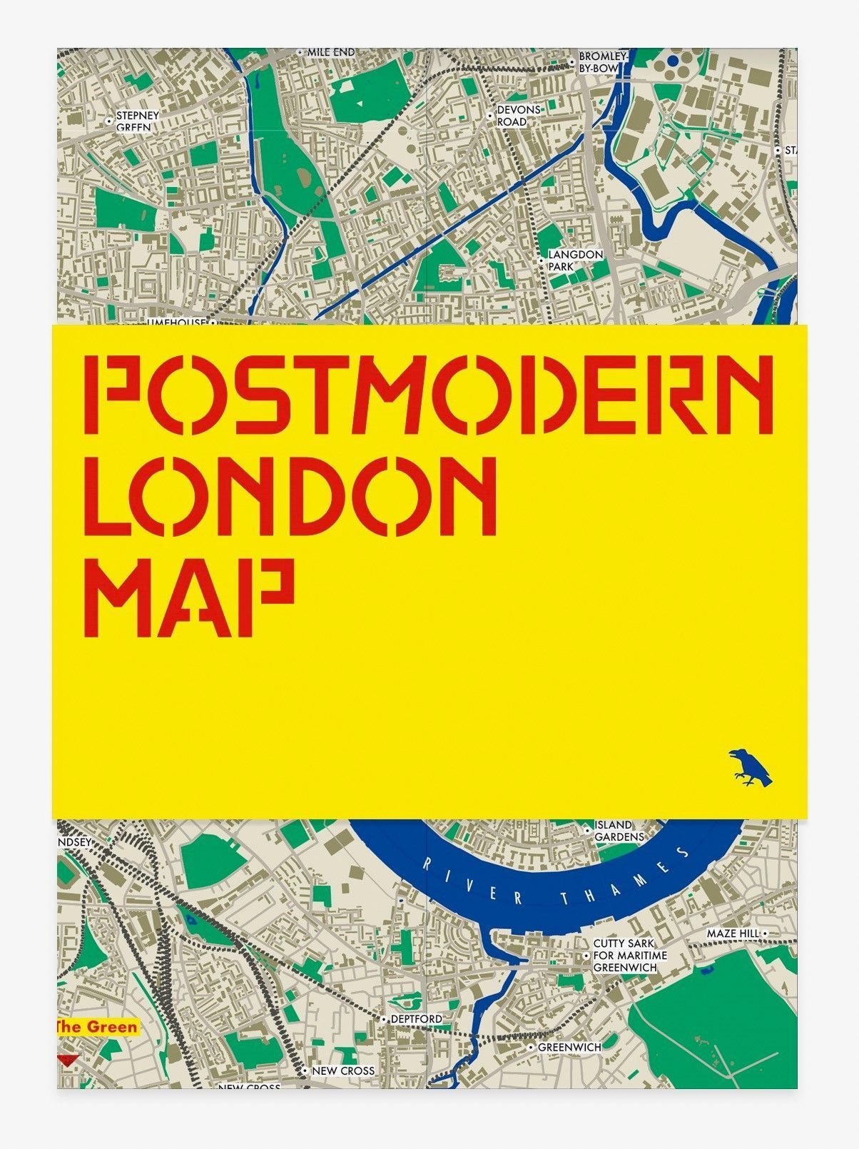 Postmodern London Map By Derek Lamberton 9781912018895