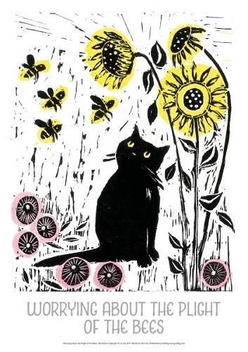 WORRYING ABOUT THE PLIGHT OF BEES By Jo Cox 9781912050253 (Poster)