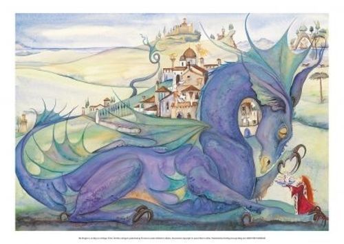 Jackie Morris Poster: My Dragon Is as Big as a Village 9781912050765