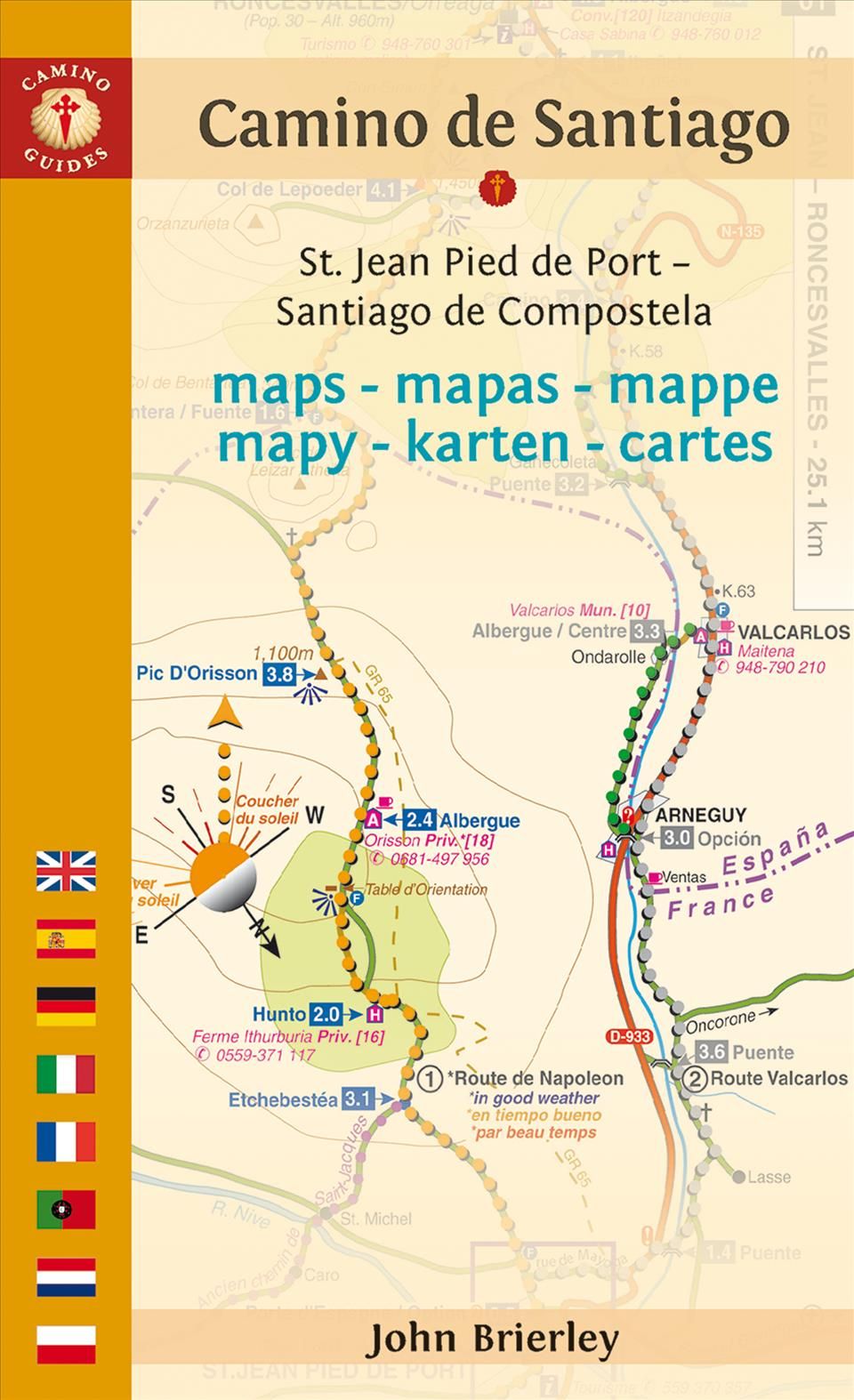 Camino De Santiago Maps By John Brierley 9781912216130 (Paperback)