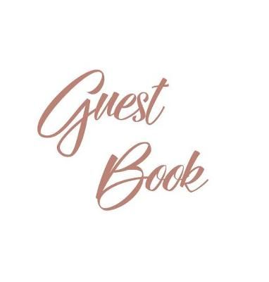 Rose Gold Guest Book, Weddings, Anniversary, Party's, Special Occasions, Memories, Christening, Baptism, Visitors Book, Guests Comments, ...