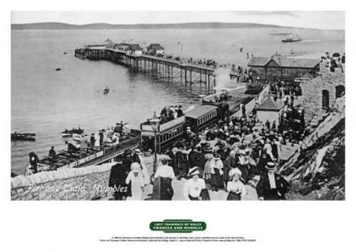 Lost Tramways of Wales Poster: Mumbles Pier 9781912654055 (Poster)