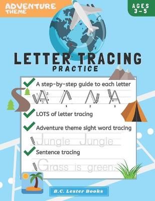 Adventure Theme Letter Tracing Practice By Books 9781913668426