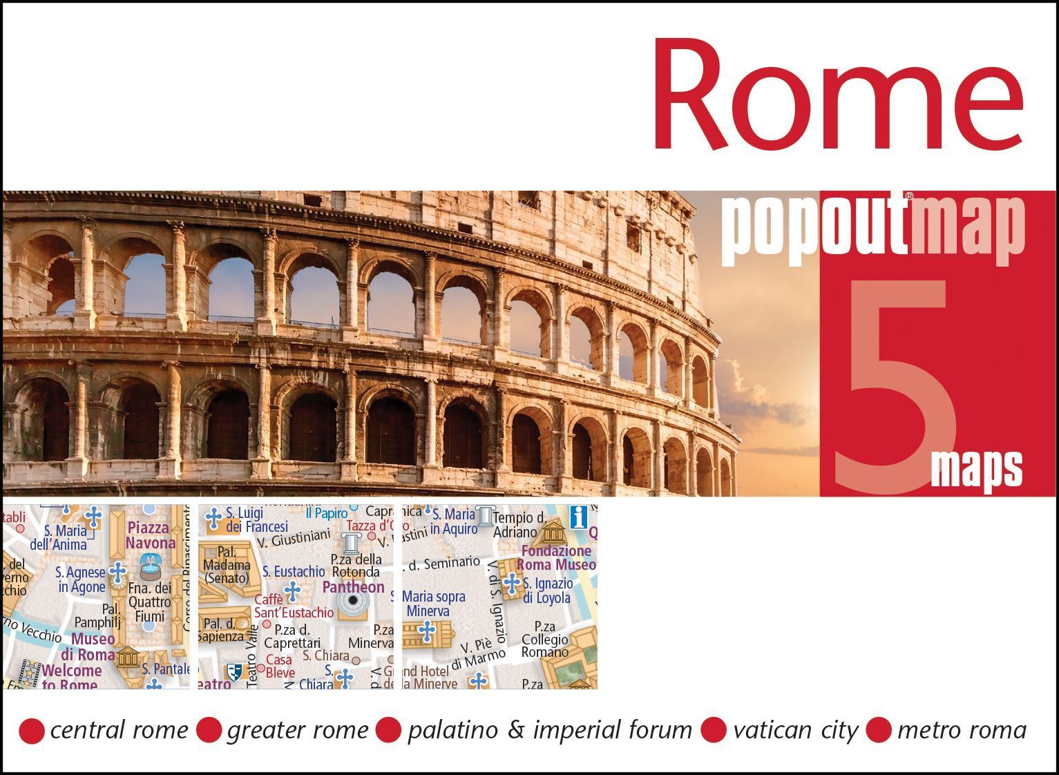 Rome PopOut Map By PopOut Maps 9781914515866 (Sheet map, folded)