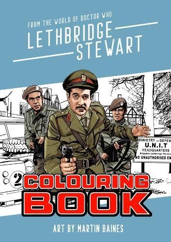 Lethbridge Stewart Colouring Book By Martin Baines 9781915439604