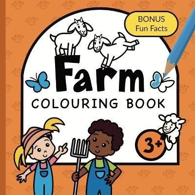 Colouring Book Farm For Children By Fairywren Publishing 9781915454034