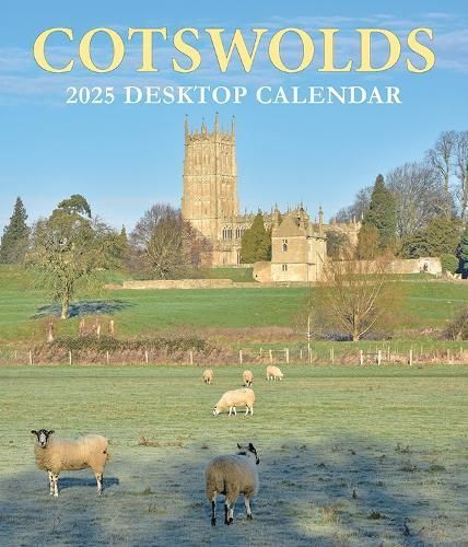 Cotswolds Large Desktop Calendar - 2025 By Chris Andrews 9781917102049