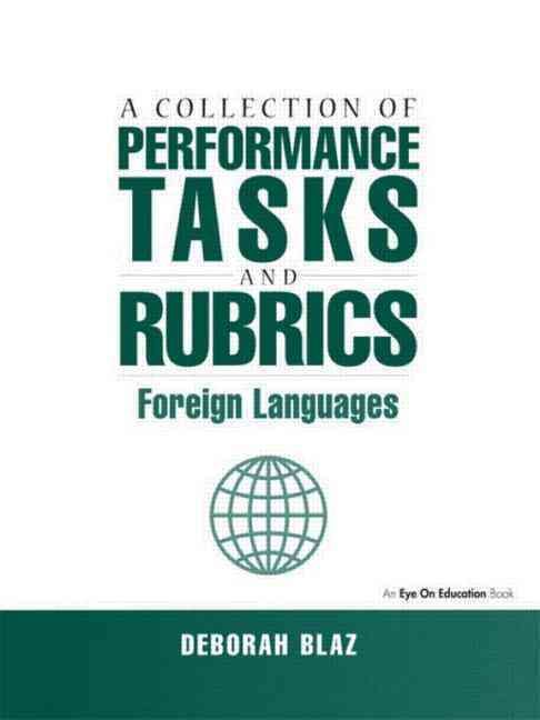 Collections of Performance Tasks & Rubrics 9781930556065 (Paperback)