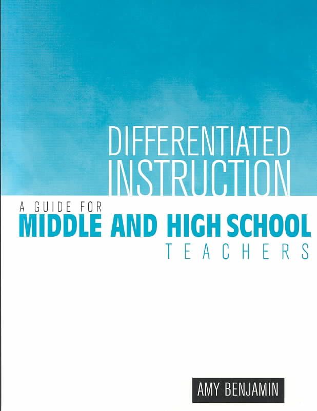 Differentiated Instruction By Amy Benjamin 9781930556393 (Paperback)