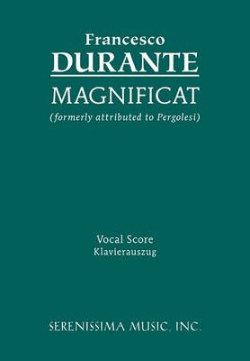 Magnificat: Vocal score By Durante, Francesco 9781932419511